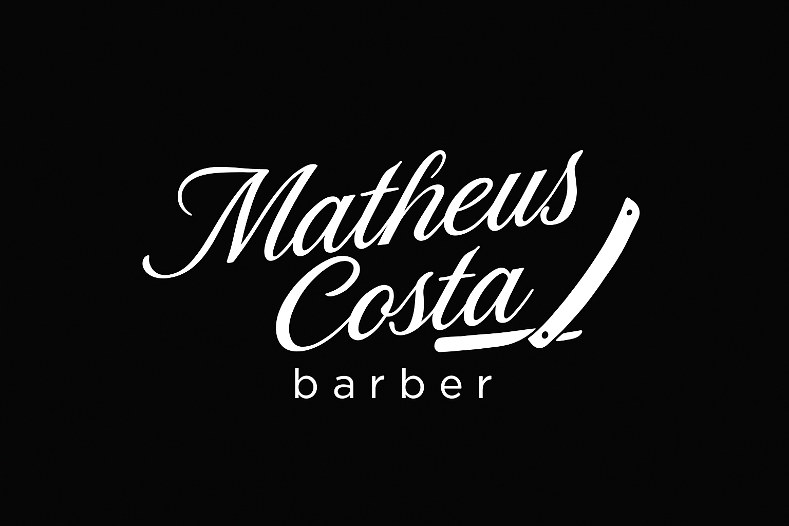 Matheus Costa Barber Logo